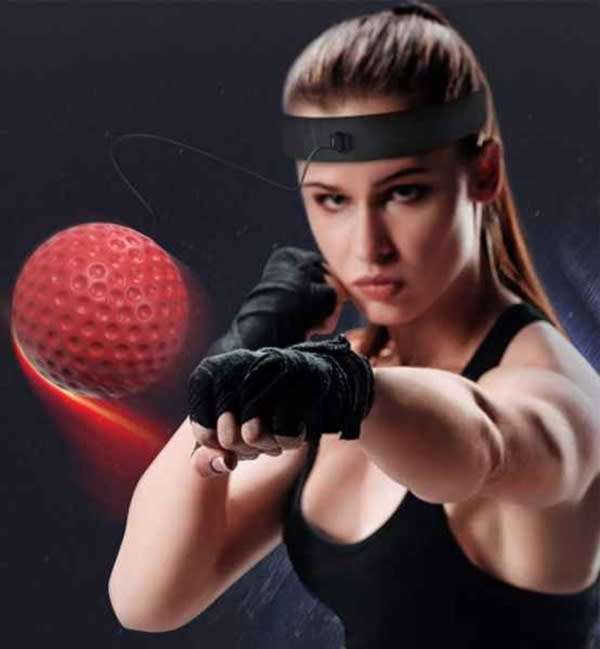 Boxing Headband Ball Precision , Eye Co-ordination & Reflex Training & Workout Equipment