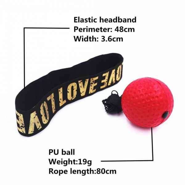 Boxing Headband Ball Precision , Eye Co-ordination & Reflex Training & Workout Equipment