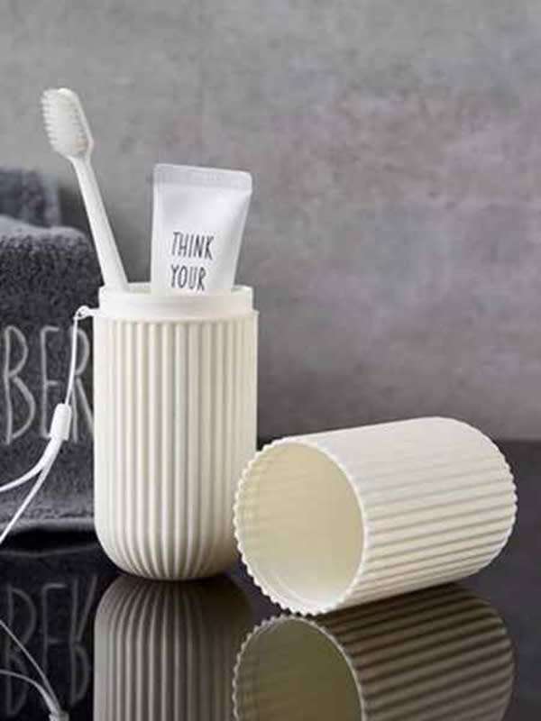 Hygienic & Portable Travel Toothbrush / Toothpaste Capsule & Sanitary Cups