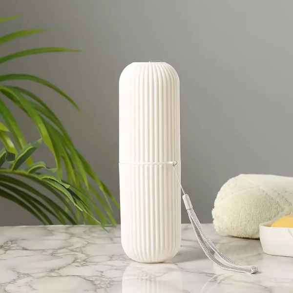 Hygienic & Portable Travel Toothbrush / Toothpaste Capsule & Sanitary Cups