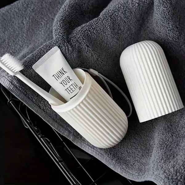 Hygienic & Portable Travel Toothbrush / Toothpaste Capsule & Sanitary Cups