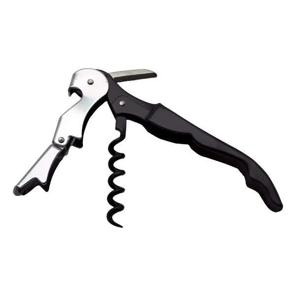Heavy Duty Double Lever Wine Bottle Waiter`s Corkscrew Opener