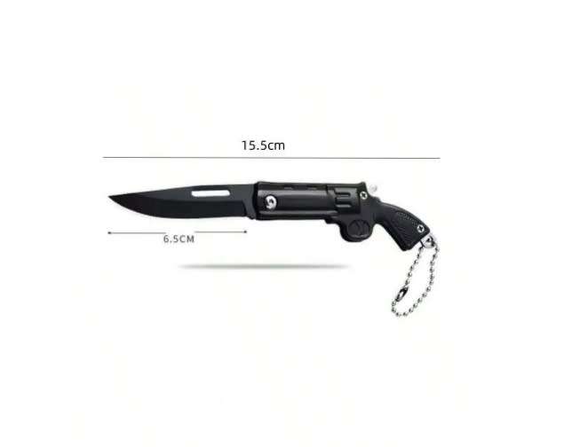 Brilliant Pistol Shaped Cold Steel Versatile Pocket Self Defense Knife