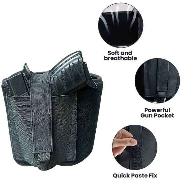 High Quality Tactical Ankle Holster For Concealed Carry