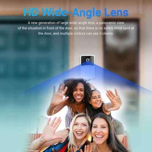 Super Intelligent Smart WIFI Doorbell Security Camera with Two Way Comms