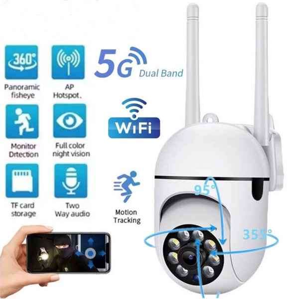 INCREDIBLE 5G 1080P WIRELESS WIFI SECURITY WALL MOUNTED HD CAMERA