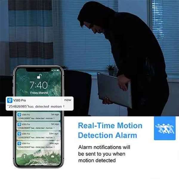 Wireless 1080P Security Camera - Wall Mounted HD Camera