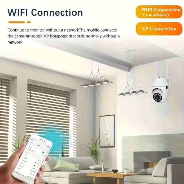 Wireless 1080P Security Camera - Wall Mounted HD Camera