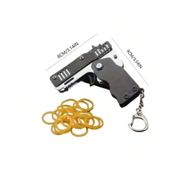 Super Exciting & Entertaining Rubber Band Shooter Gun for Adults & Kids