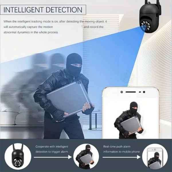 Stealthy 5G 1080P Wireless WiFi Security Wall Mounted HD Camera