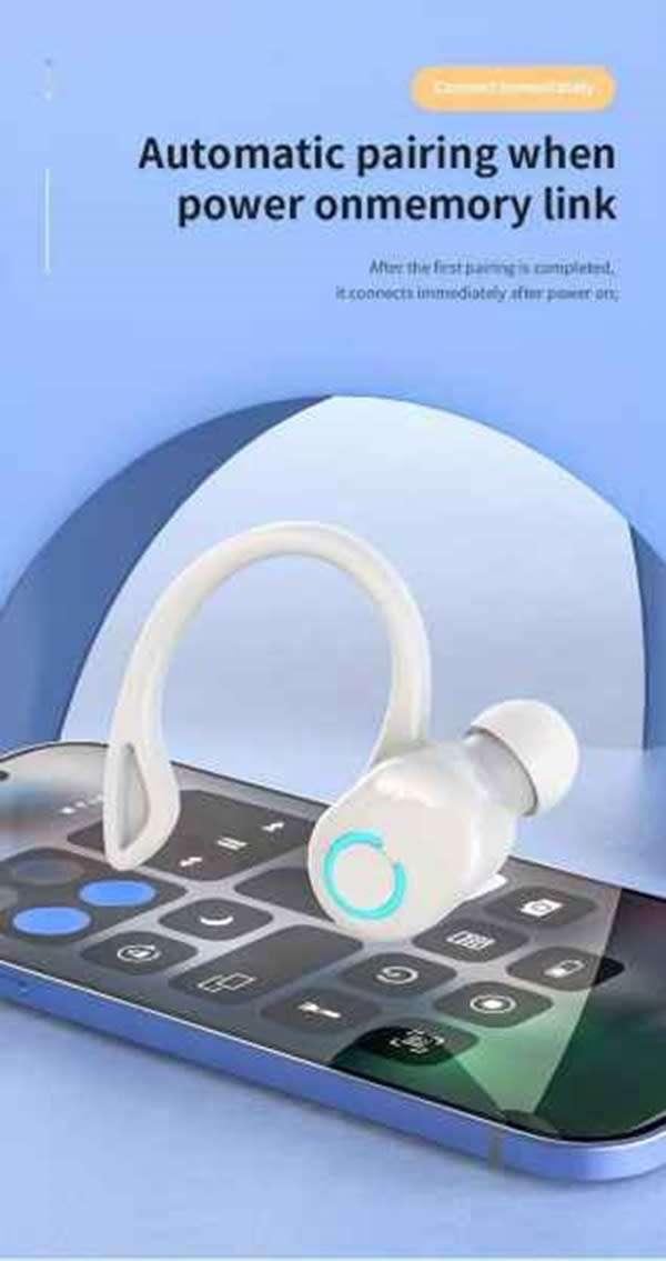 Brilliant Bluetooth 5.0 Single in-Ear Sports Waterproof Handsfree Headset