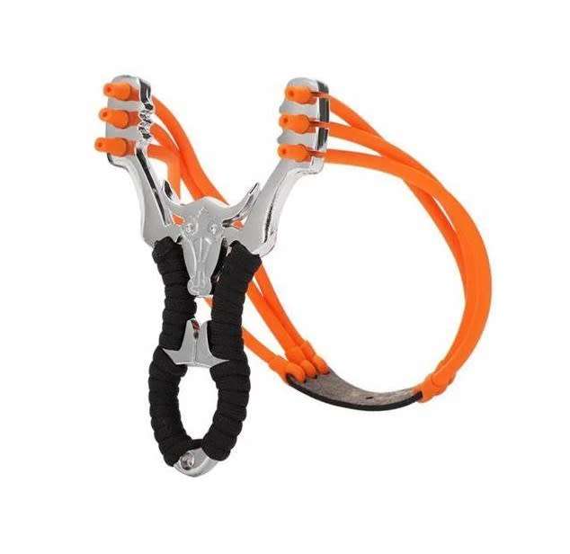 Powerful & Accurate Alloy  6 Sling  Hunting , Recreational or Self Defense Slingshot