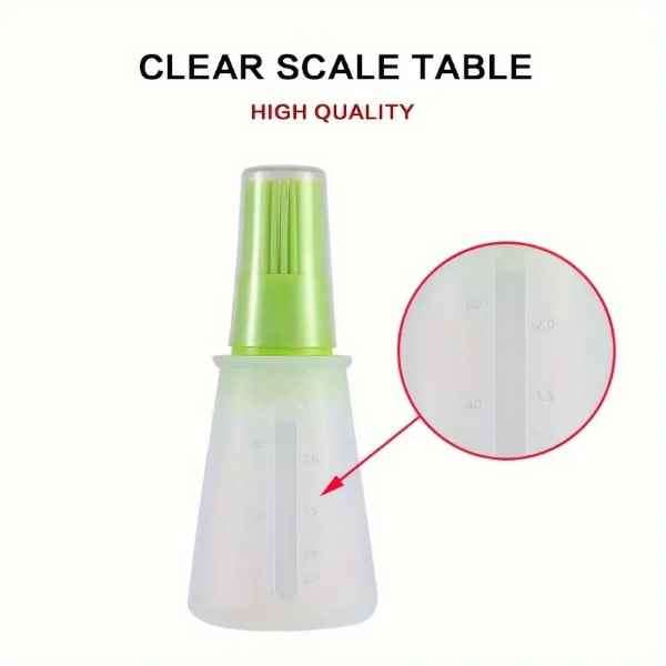 Brilliant Oil Dispensing Portable Silicone Basting Brush