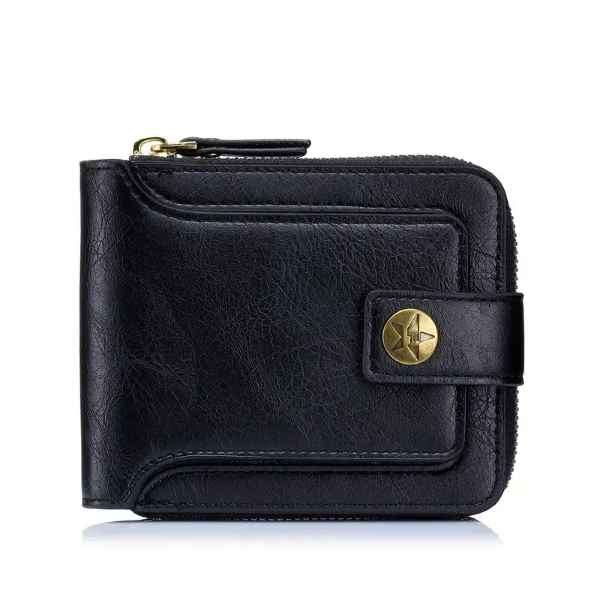 Mens Rugged Leather Bifold Supreme Quality Multislot Wallet