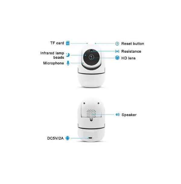 Incredible HD 1080P WiFI 2.4G Wireless Smart Tracker & Monitor Indoor Surveillance Camera