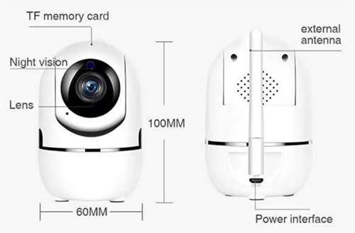 Incredible HD 1080P WiFI 2.4G Wireless Smart Tracker & Monitor Indoor Surveillance Camera