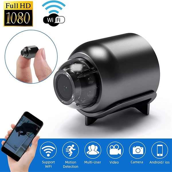 INCREDIBLE 1080p  X3  MINI HD WIFI 2.4G SPY SURVEILLANCE & SECURITY CAMERA
