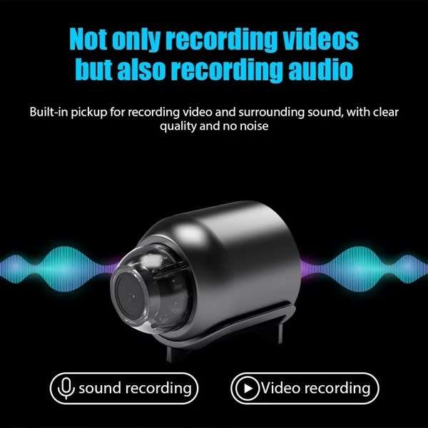 INCREDIBLE 1080p  X3  MINI HD WIFI 2.4G SPY SURVEILLANCE & SECURITY CAMERA