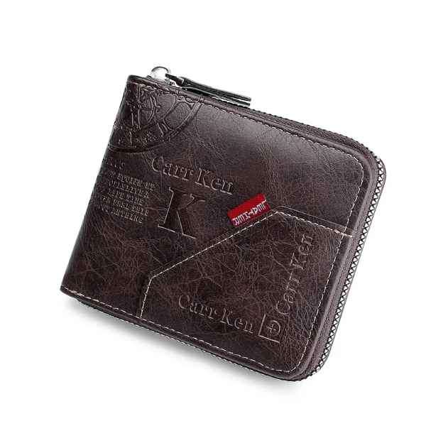 Mens Solid & Classic Vintage Look Leather Bifold Supreme Quality Multislot Wallet