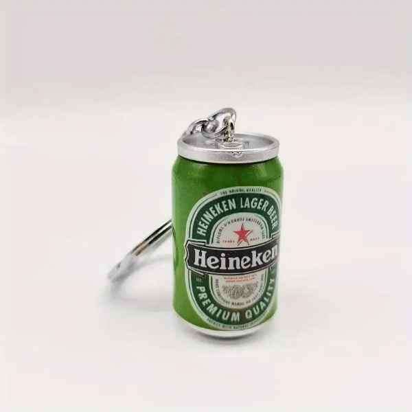 Super Cool Heineken Mini Beer Can Keychain
