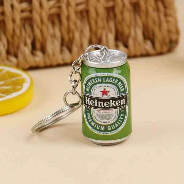 Super Cool Heineken Mini Beer Can Keychain