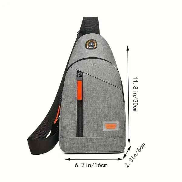 Stylish , Slim & Versatile Chest & Crossbody Daypack Sling Bag
