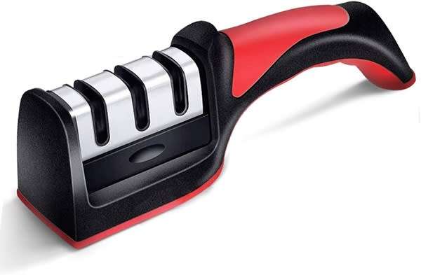 Brilliant & Effective Solid Handheld 3 Slot Knife Sharpener