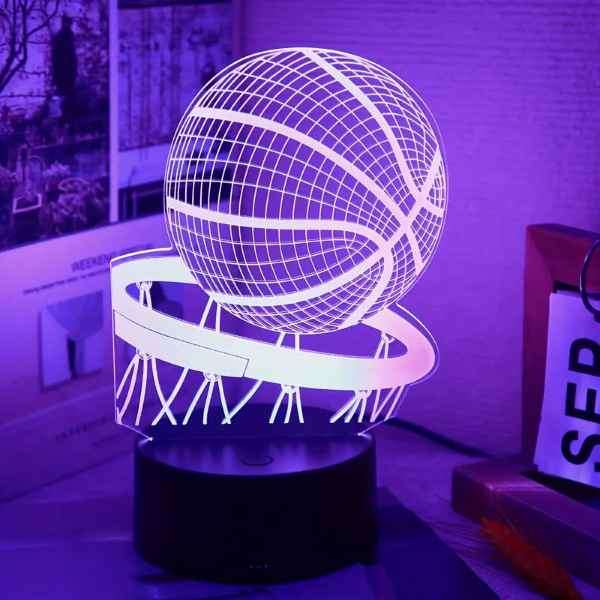 3D Visualisation Electrical  7 Colour Changing Lamp