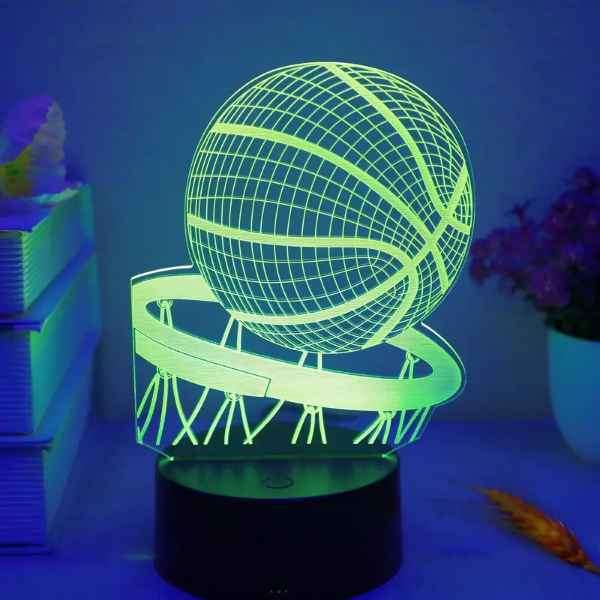 3D Visualisation Electrical  7 Colour Changing Lamp