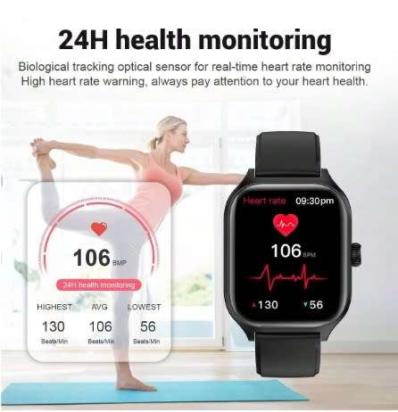 C20 Fitlife  1.85" Pro Series Touch Screen Multi Activity Smart Watch