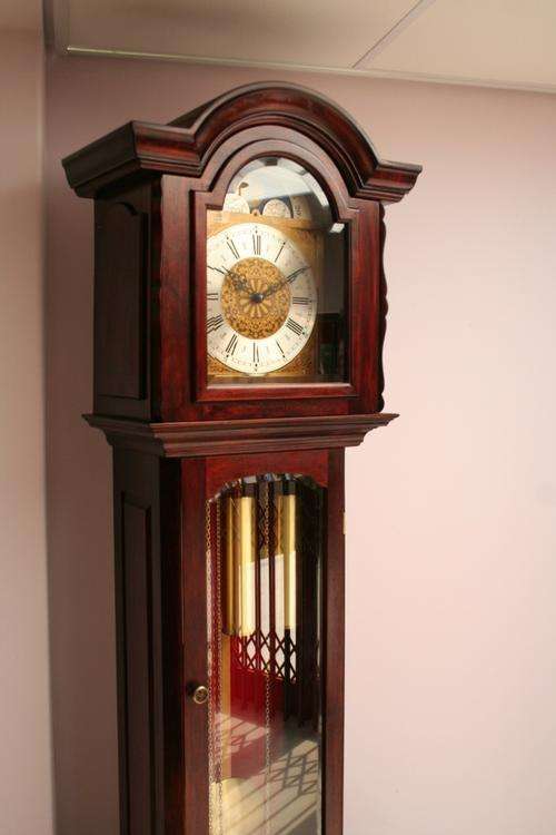 URGOS Grandfather clock Made in germany BLACKWOOD BALL & CLAW Design