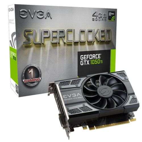 EVGA GeForce GTX 1050 Ti SC GAMING 4GB GDDR5