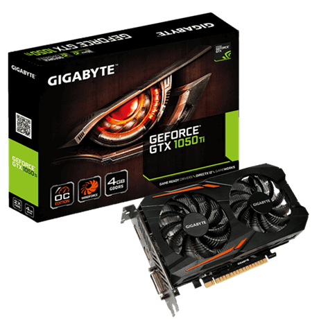 Gigabyte GeForce GTX 1050 Ti OC 4GB GDDR5