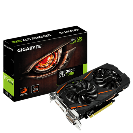 Gigabyte GeForce GTX 1060 3GB Windforce GDDR5