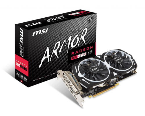 MSI Radeon RX 470 Armor OC 4GB GDDR5