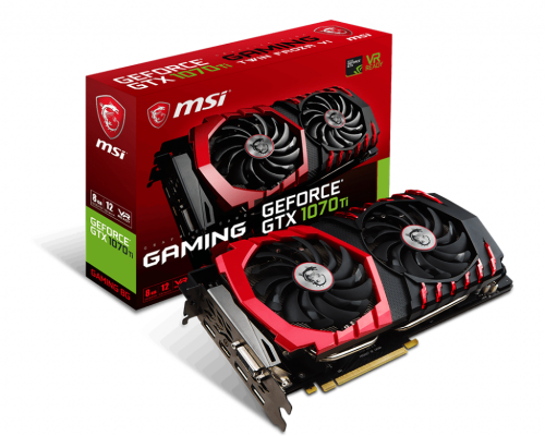 MSI GTX 1070Ti 8G Gaming X GDDR5