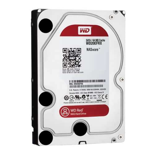 WD Red 2TB SATA 6GB/s Internal 3.5-inch NAS Hard Drive WD20EFRX