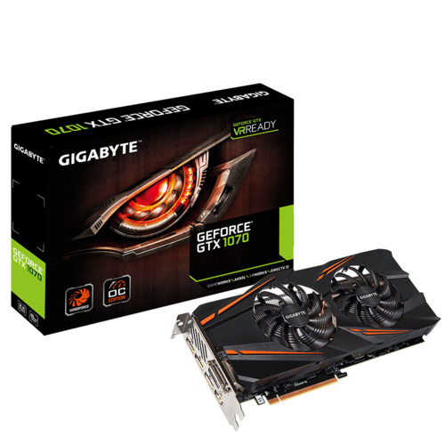 Gigabyte GTX 1070 Windforce OC 8GB DDR5