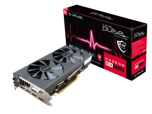 Sapphire Radeon RX 580 Pulse 8Gb GDDR5 256bit