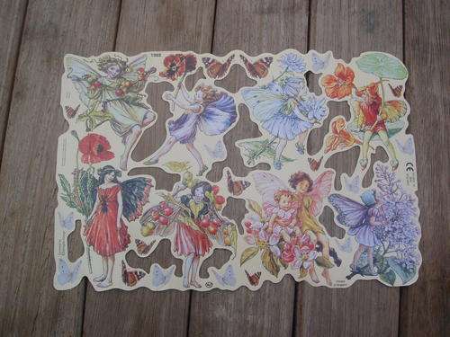 VINTAGE LIKE PICTURES  FOR DECOPAGE OR SCRAPPING FLOWER FAIRIES
