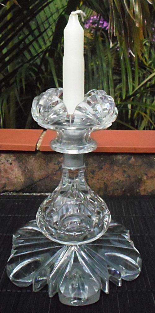 Genuine lead Crystal Candelabra..