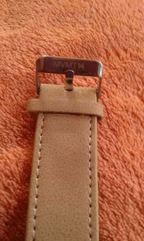 MVMT White tan mens fashion watch