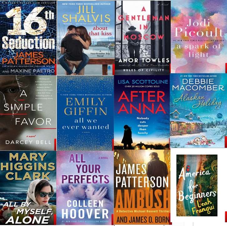 200+ 2018 New York Times list bestsellers