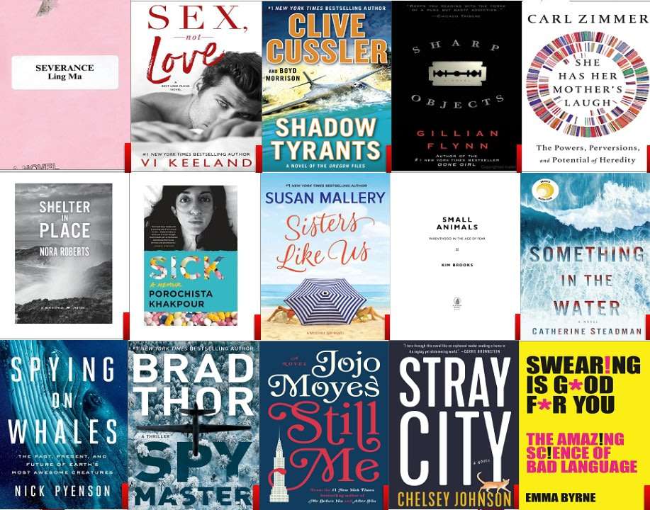 200+ 2018 New York Times list bestsellers