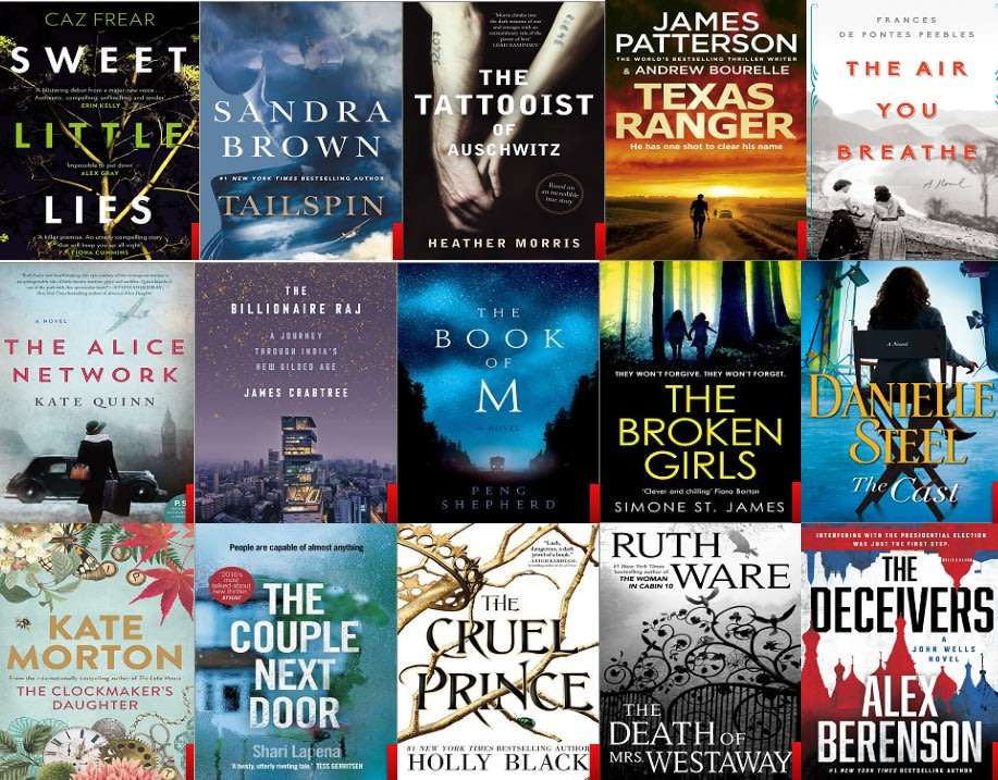 200+ 2018 New York Times list bestsellers