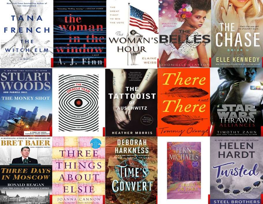 200+ 2018 New York Times list bestsellers