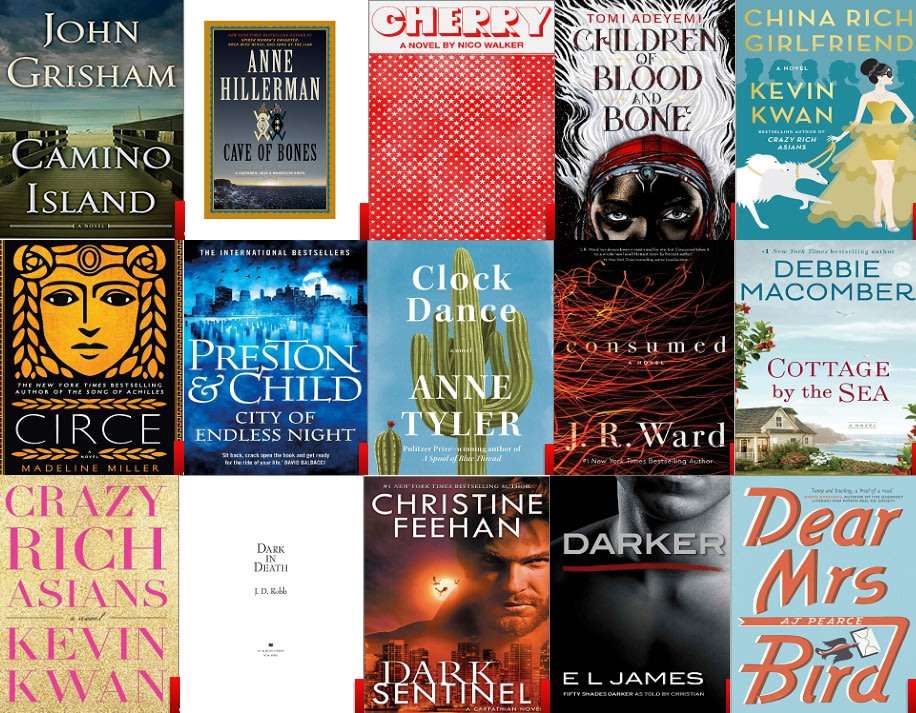 200+ 2018 New York Times list bestsellers