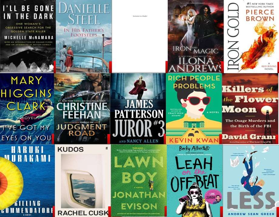 200+ 2018 New York Times list bestsellers