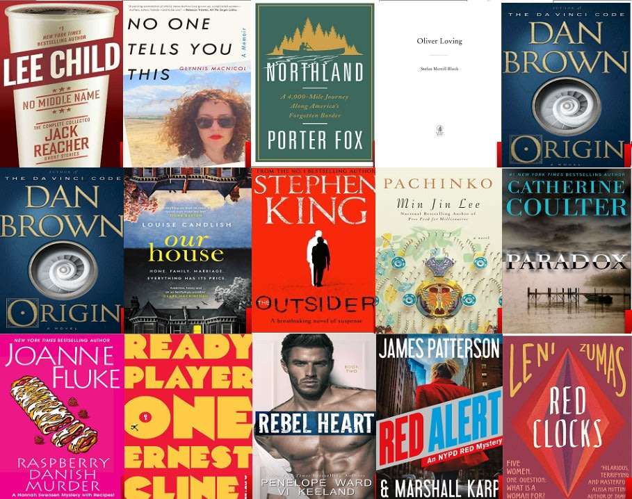 200+ 2018 New York Times list bestsellers