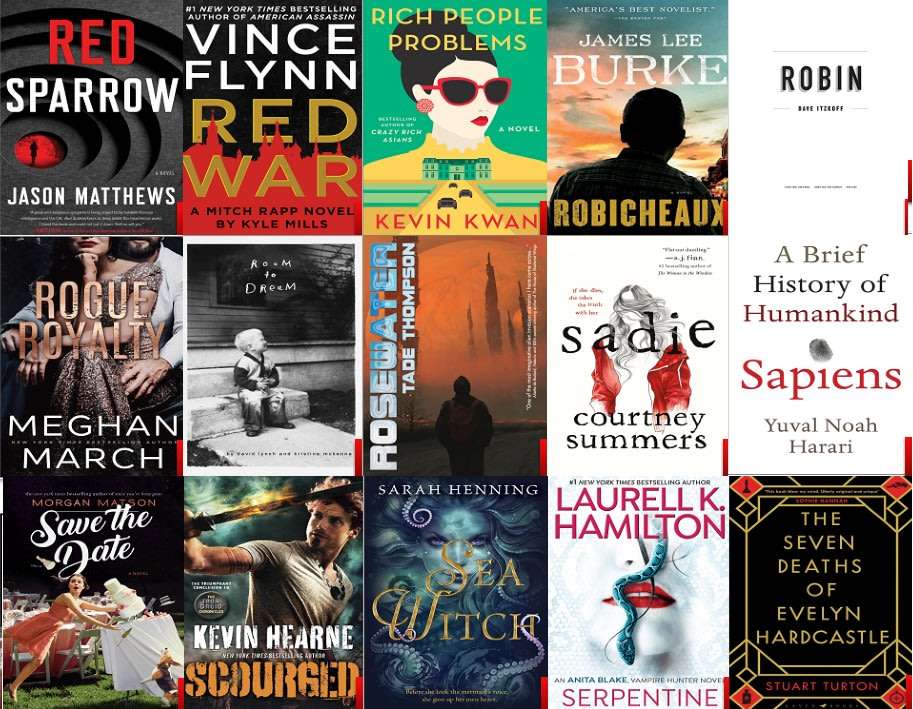 200+ 2018 New York Times list bestsellers
